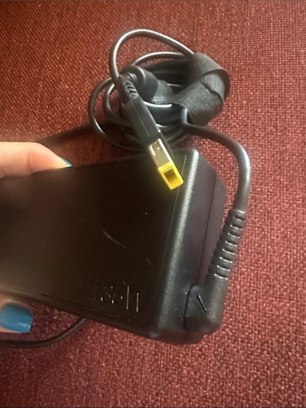 Lenovo Black 135 W AC Power Adapter with Yellow Tip Connector